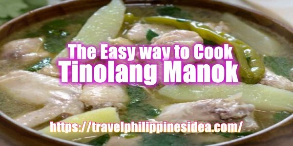 The Easy way to Cook Tinolang Manok